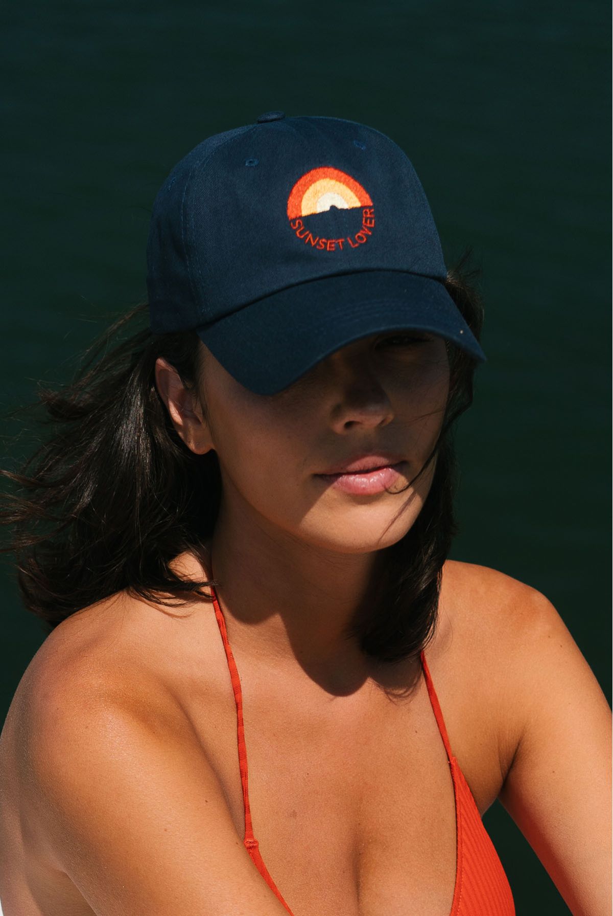 Casquette Sunset marine