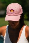 Casquette Sunset rose