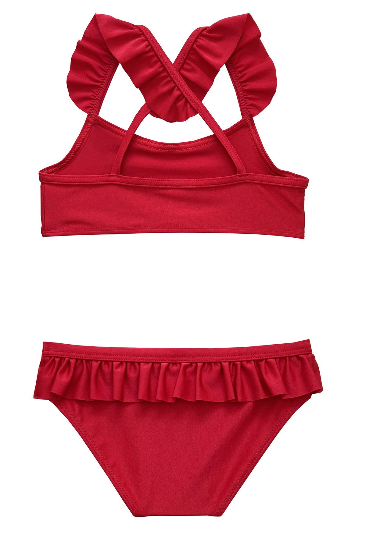 MAILLOT 2 PIECE FRAISE