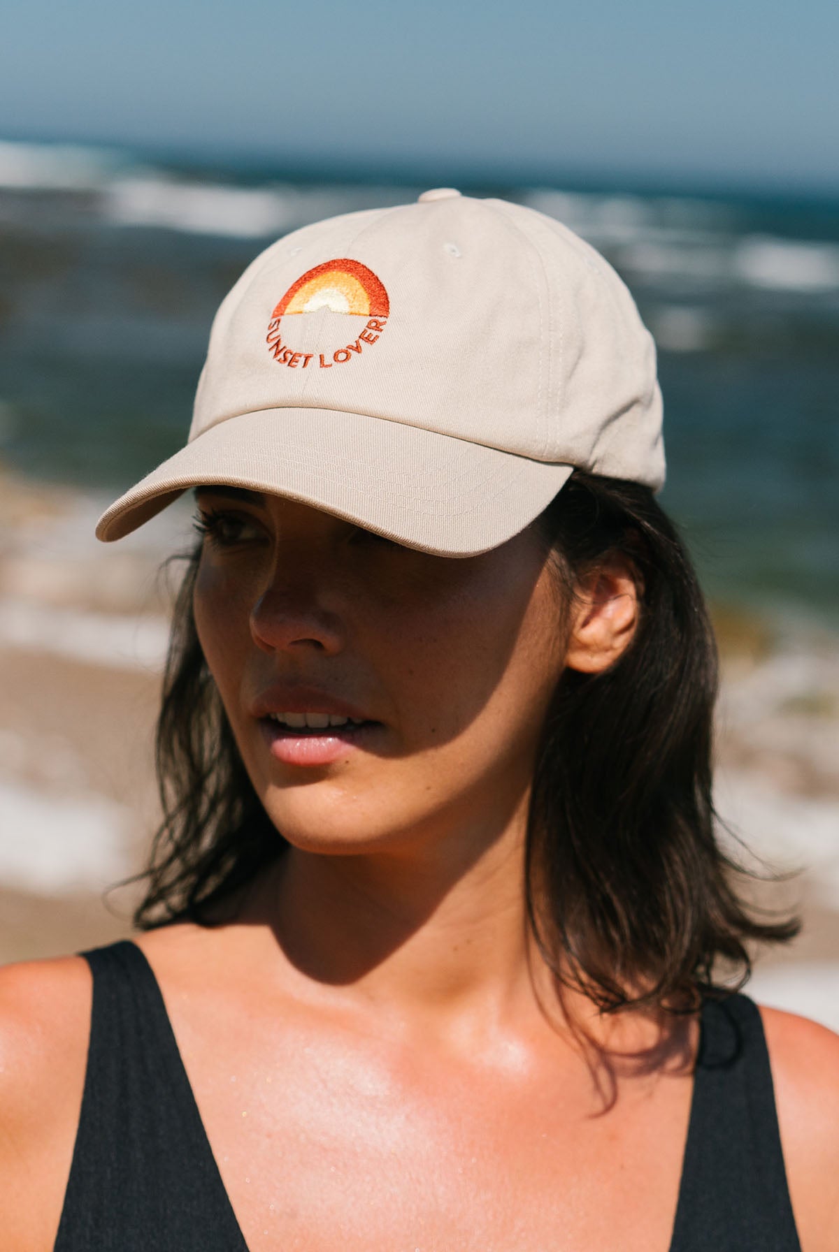 Casquette Sunset ecru