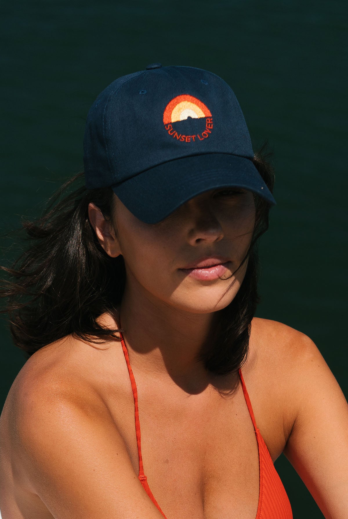 Casquette Sunset marine